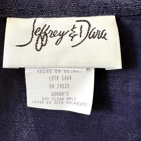 Vintage Womens Jeffrey & Dara Button Up Tunic Top Size 18 Retro 80s Teacher - Picture 3 of 6